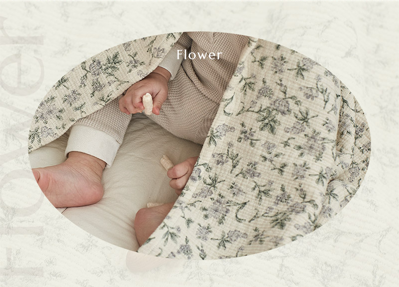 Inua Organic Cotton Nap Mat and Blanket Full set