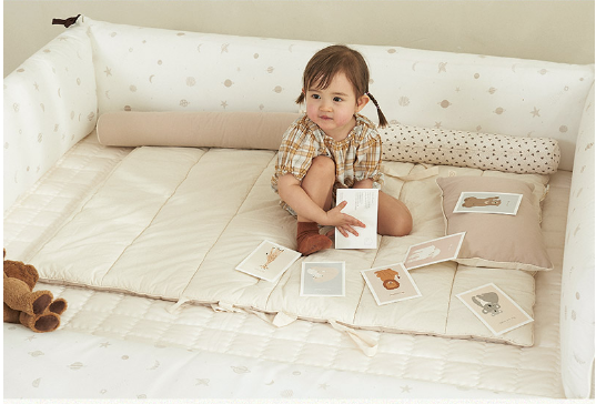 Inua Organic Cotton Nap Mat and Blanket Full set