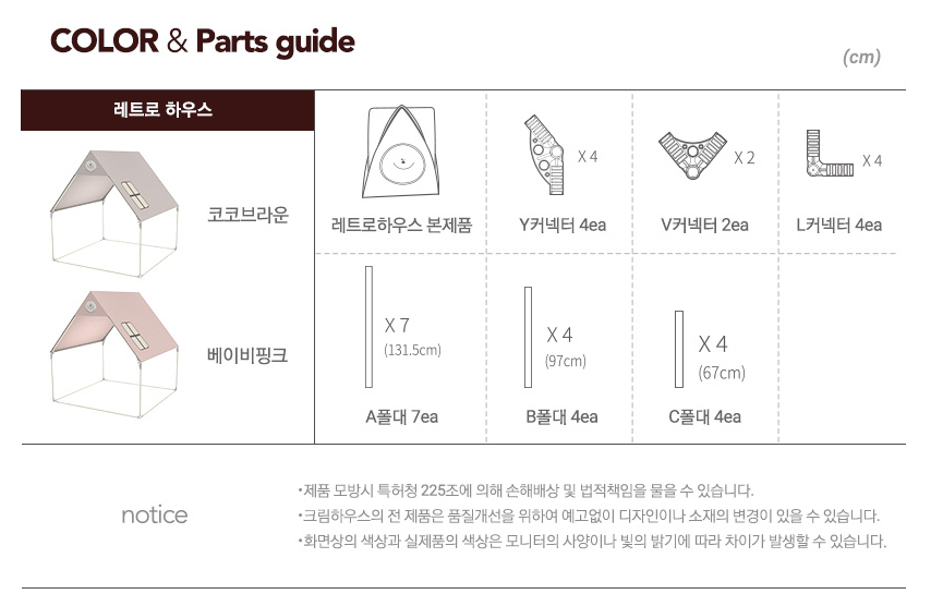 Creamhaus Retro Haus Tent only